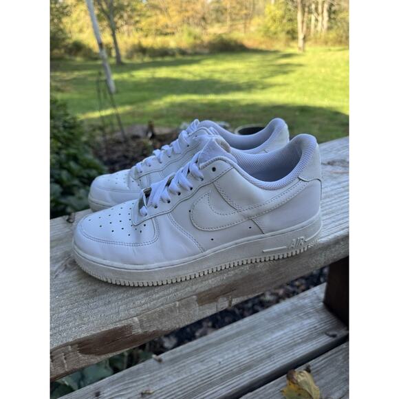 Nike Air Force 1 ‘07 Low Triple White Mens Sz 8.5 Retro Sneakers AF1 CW2288-111 - Picture 1 of 8